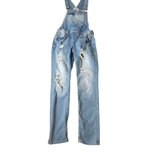 Arizona Overall's Coveralls straight leg distressed SZ SM holy one piece - Picture 1 of 6